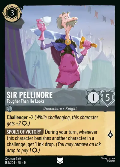 Sir Pellinore – Tougher Than He Looks – Disney Lorcana 卡牌圖片
