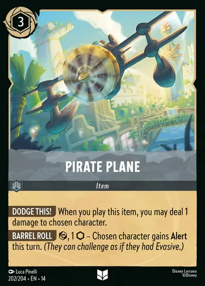 Pirate Plane – Disney Lorcana 卡牌圖片