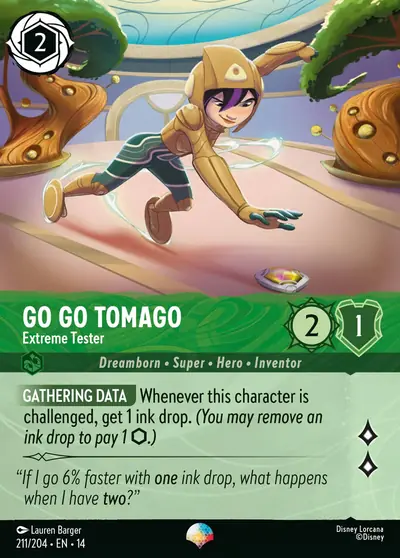 Go Go Tomago – Extreme Tester – Disney Lorcana 卡牌圖片