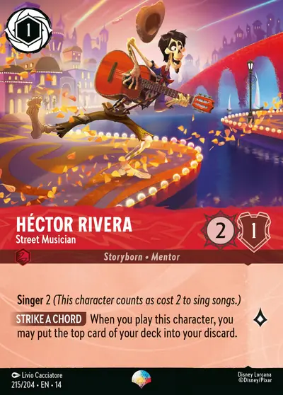 Héctor Rivera – Street Musician – Disney Lorcana 卡牌圖片