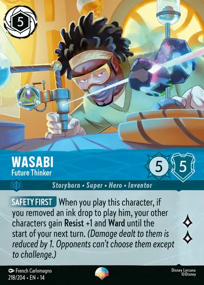Wasabi – Future Thinker – Disney Lorcana 卡牌圖片
