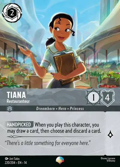 Tiana – Restauranteur – Disney Lorcana 卡牌圖片