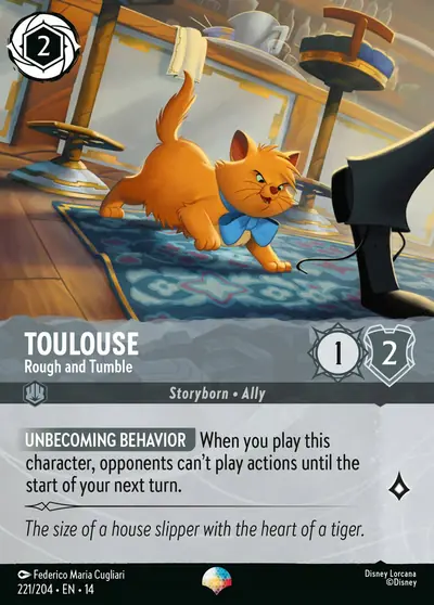 Toulouse – Rough and Tumble – Disney Lorcana 卡牌圖片