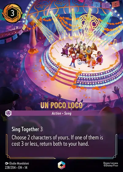 Un Poco Loco – Disney Lorcana 卡牌圖片
