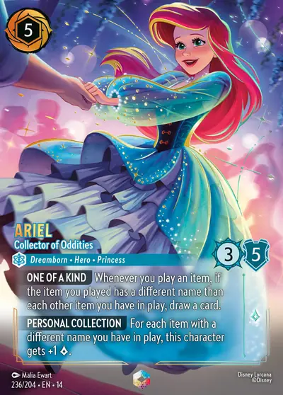 Ariel – Collector of Oddities – Disney Lorcana 卡牌圖片