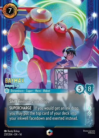 Baymax – Amped Up – Disney Lorcana 卡牌圖片