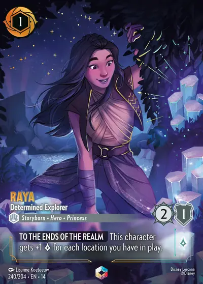 Raya – Determined Explorer – Disney Lorcana 卡牌圖片