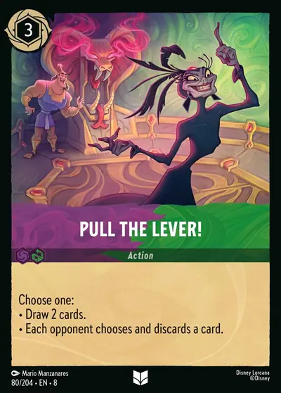 Pull the Lever! – Disney Lorcana 卡牌圖片