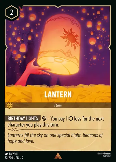 Lantern – Disney Lorcana 卡牌圖片