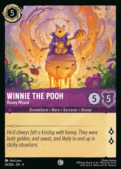 Winnie the Pooh – Hunny Wizard – Disney Lorcana 卡牌圖片