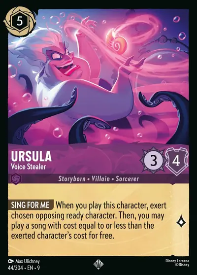Ursula – Voice Stealer – Disney Lorcana 卡牌圖片