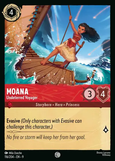 Moana – Undeterred Voyager – Disney Lorcana 卡牌圖片
